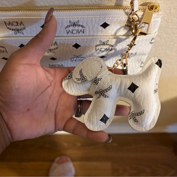 MCM White Clutch Purse - Picture 2 of 5